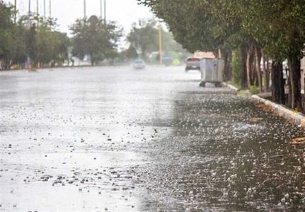 بارش شدید باران در خوزستان / آبگرفتگی خیابان ها در اهواز / سامانه بارشی جدید نیز در راه است