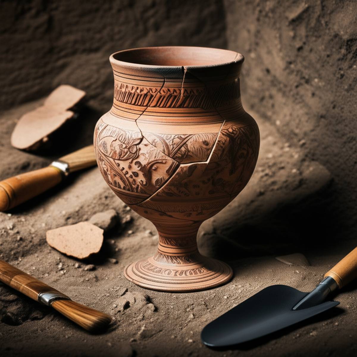 محل کشف جام سفالین کجاست؟