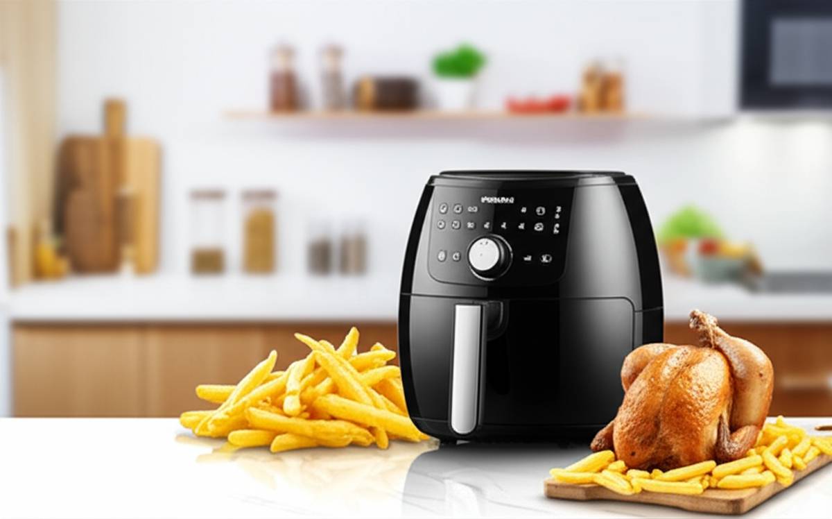 نقد و بررسی کامل سرخ کن بدون روغن هنریچ مدل HFR-8208