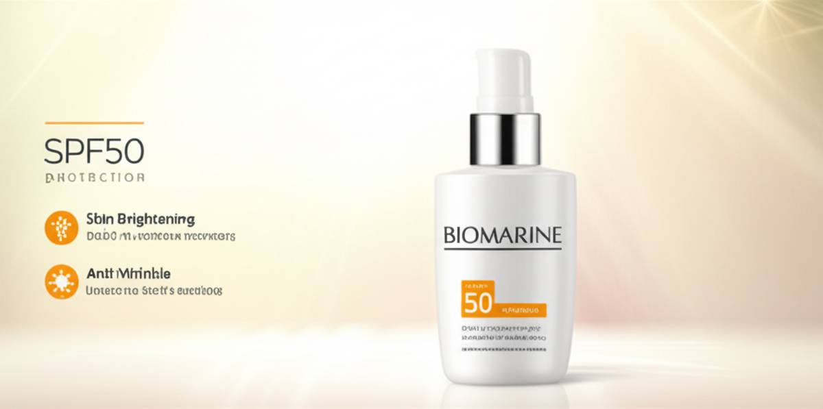 ضد آفتاب بایومارین SPF50 پوست چرب | روشن کننده و ضد چروک