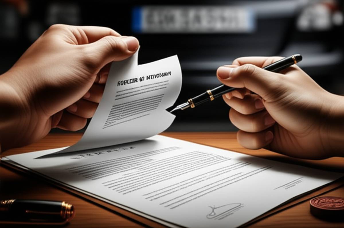 فسخ وکالت تعویض پلاک خودرو: راهنمای گام به گام