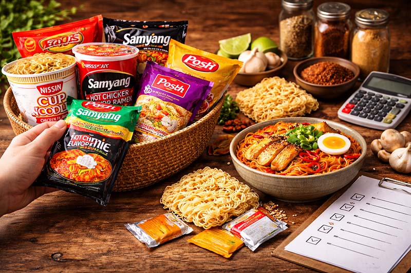 راهنمای خرید نودل؛ از انتخاب تا مصرف